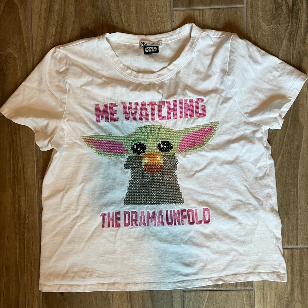 Zara Star Wars collaboration Baby Yoda / Grogu shirt